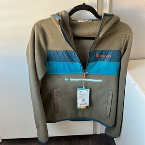 NWT Cotopaxi Teca half zip- hooded jacket